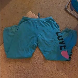 Love pink blue pants!